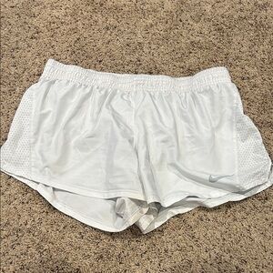 Nike Women's Athletic White Shorts